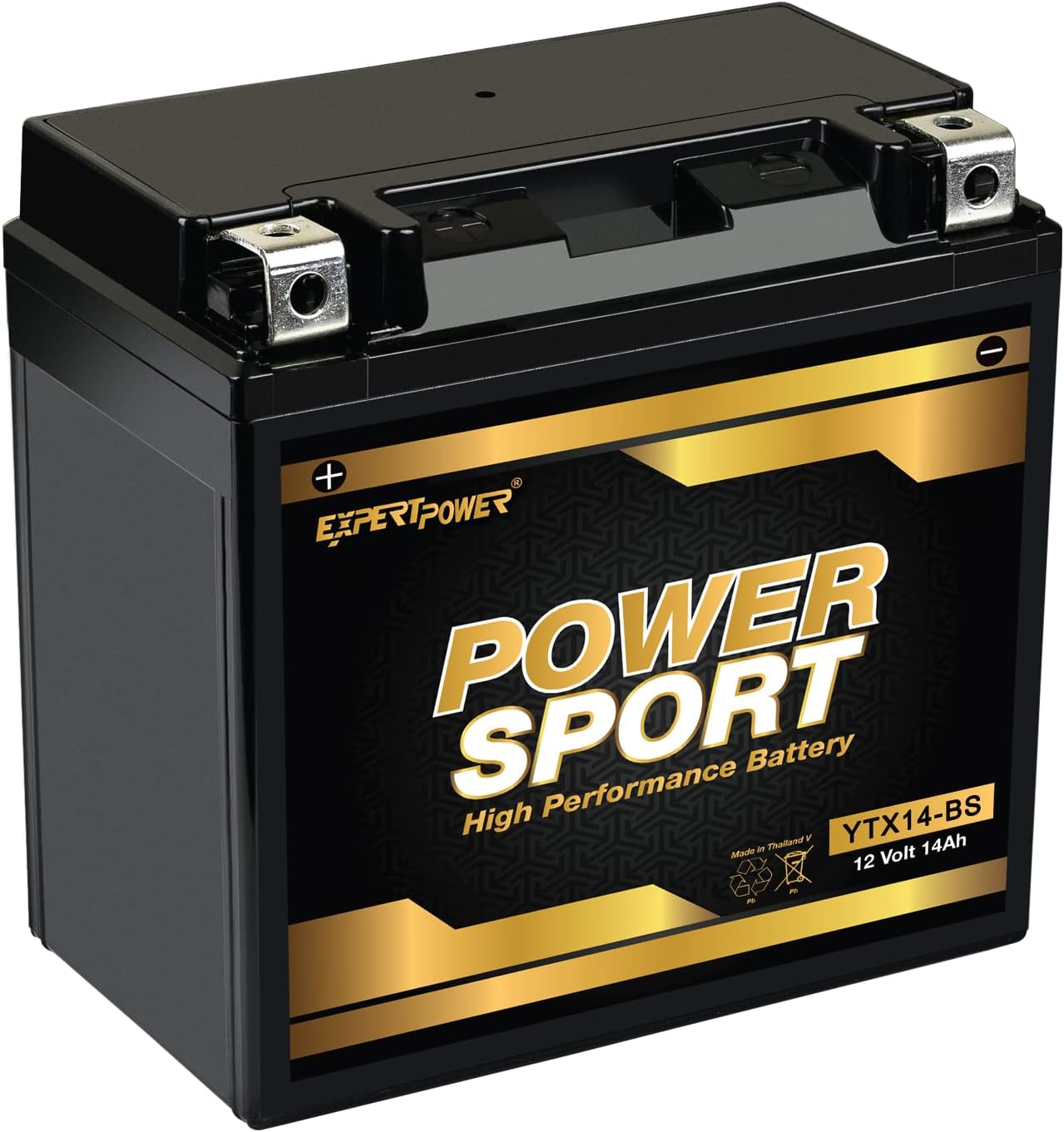 ExpertPower ETX14-BS 12v14Ah YTX14-BS replacement (12V 14Ah Sealed) Maintenance Free Battery