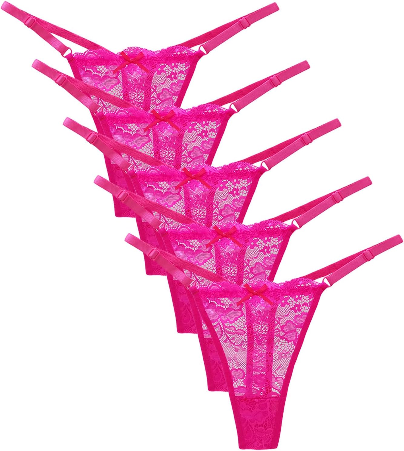 marysgift Lace Thongs for Women Underwear T Back Low Waist Panties