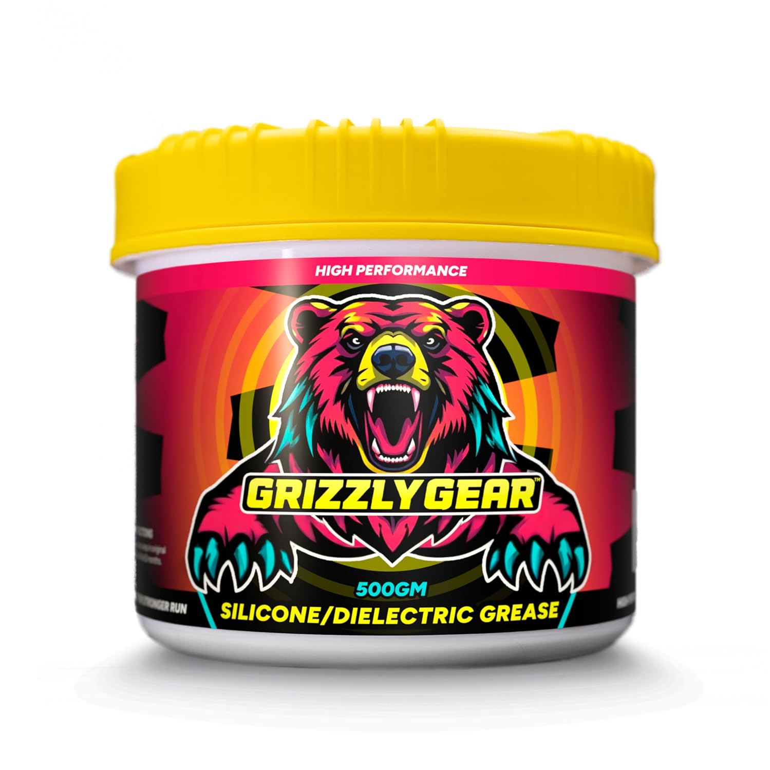 100% Silicone Grease 500g - Waterproof Dielectric Lubricant for O-Rings, Gaskets, Seals, Automotive & Plumbing | High-Temperature | Non Toxic by GrizzlyGear