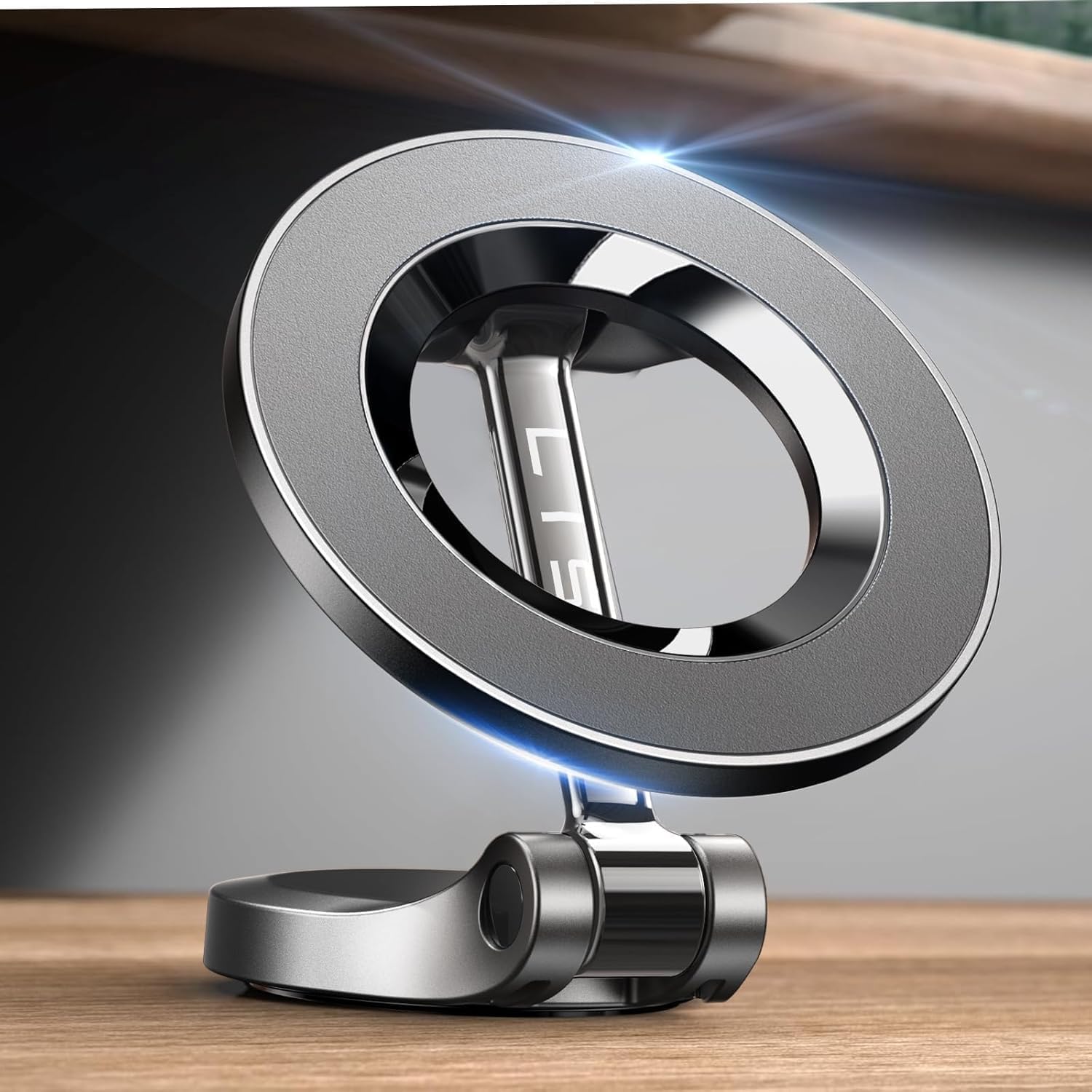 LISEN Magsafe Car Mount [24 Permanent Magnets] Cars Accessories for Cars Magnetic Phone Holder for iPhone 16e Fits iPhone 16 Pro Max 15 All Phones with Metal Ring