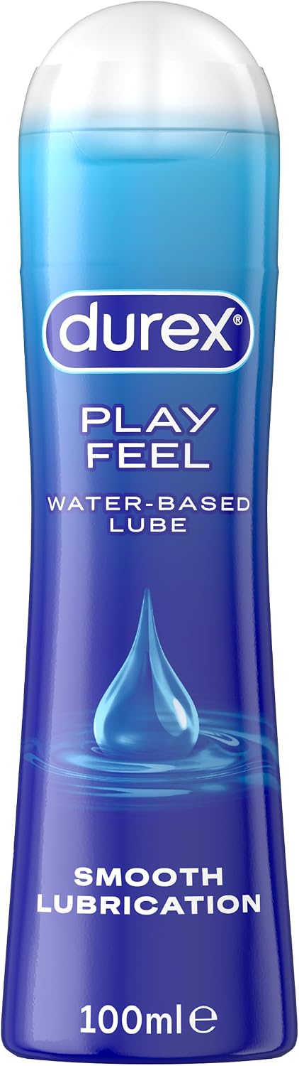 Durex Play Feel, 100ml, Water-Based Lube, Non-Staining, pH Friendly