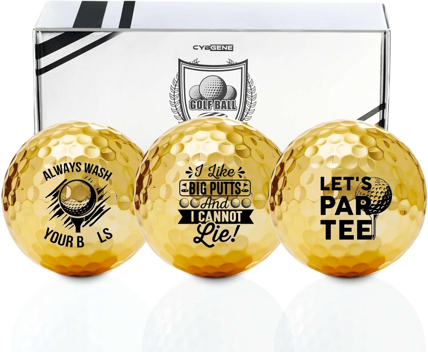 Funny Golf Gifts Set for Men, Golf Balls Set for Golf Lovers, Perfect for Dad, Boss, Grandpa for Birthday