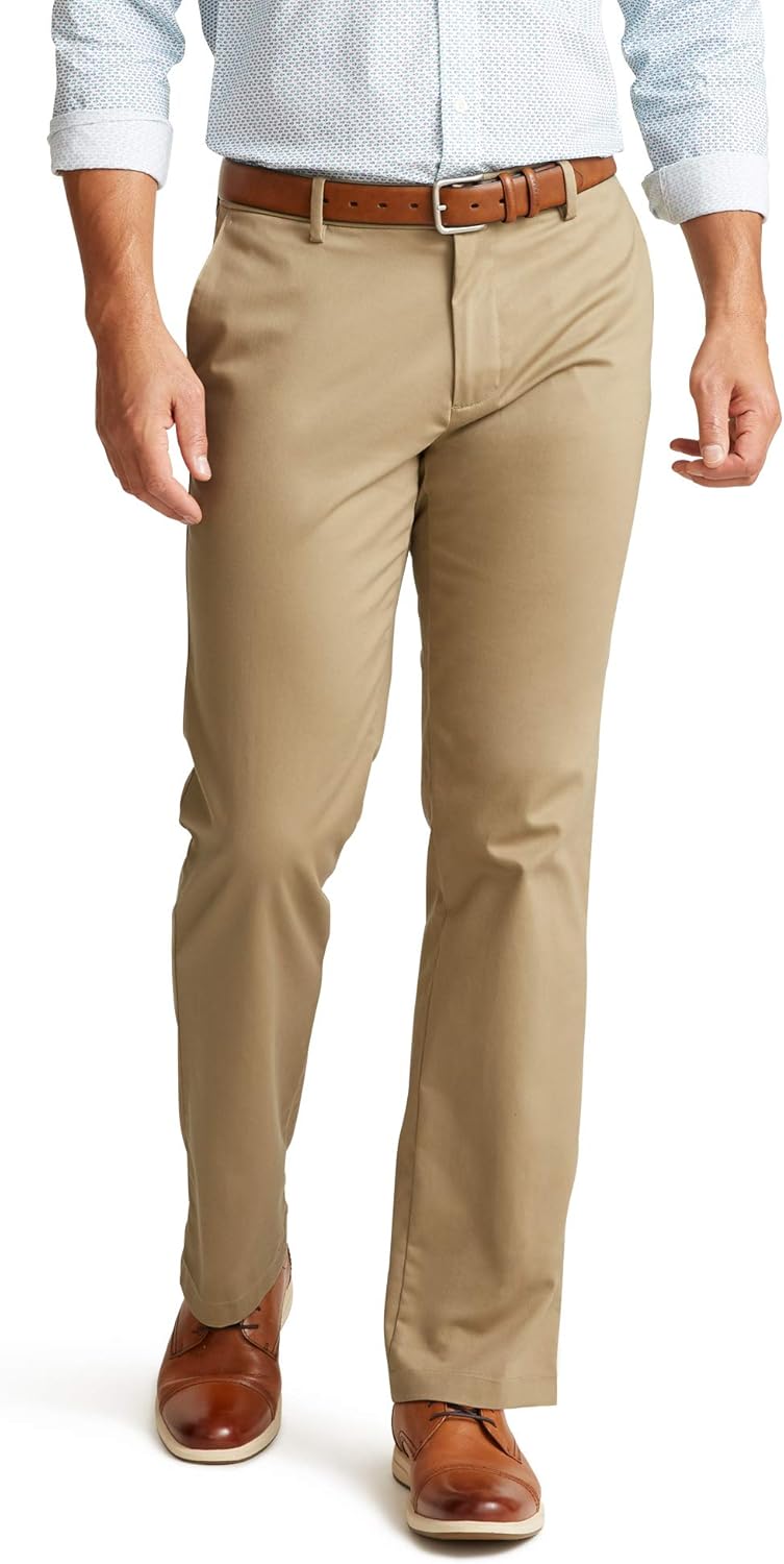 Dockers Men's Straight Fit Signature Khaki 2.0 Stretch Pants