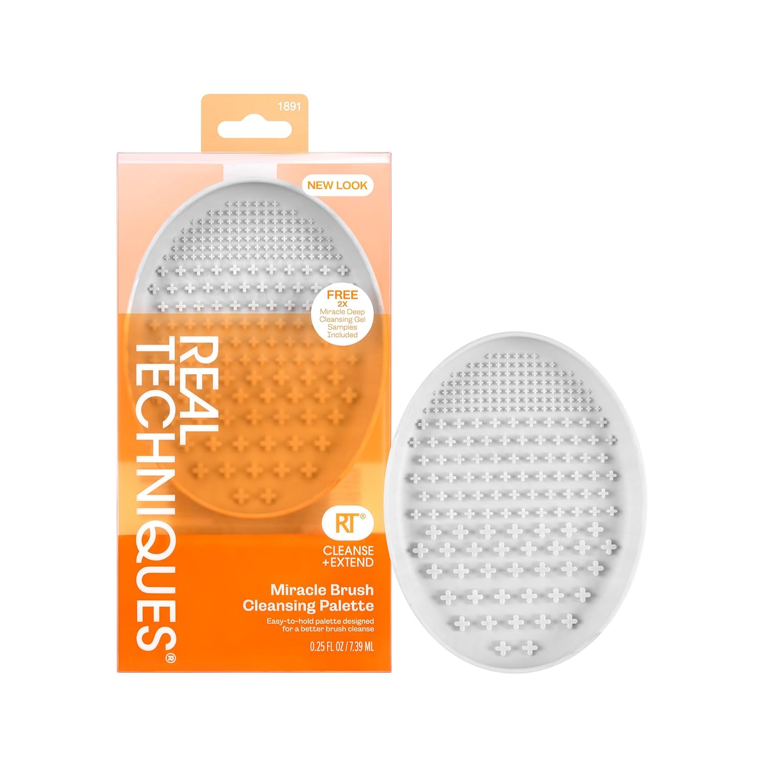 Real Techniques Miracle Brush Cleansing Palette, 1 Count