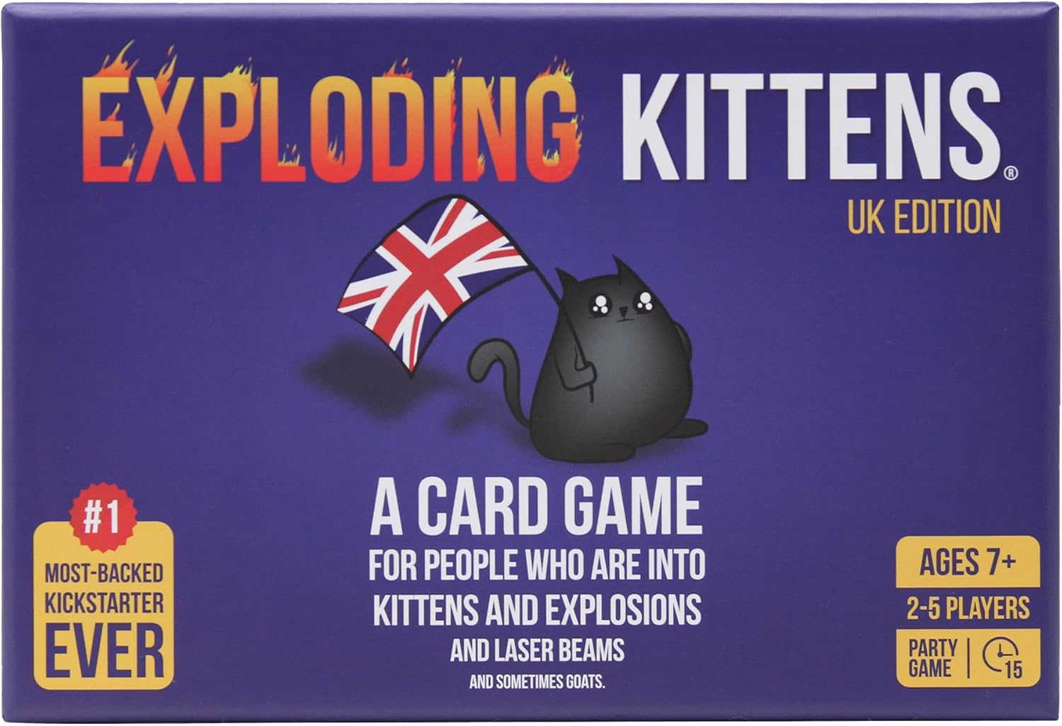 Exploding Kittens UK Edition - UK Exclusive