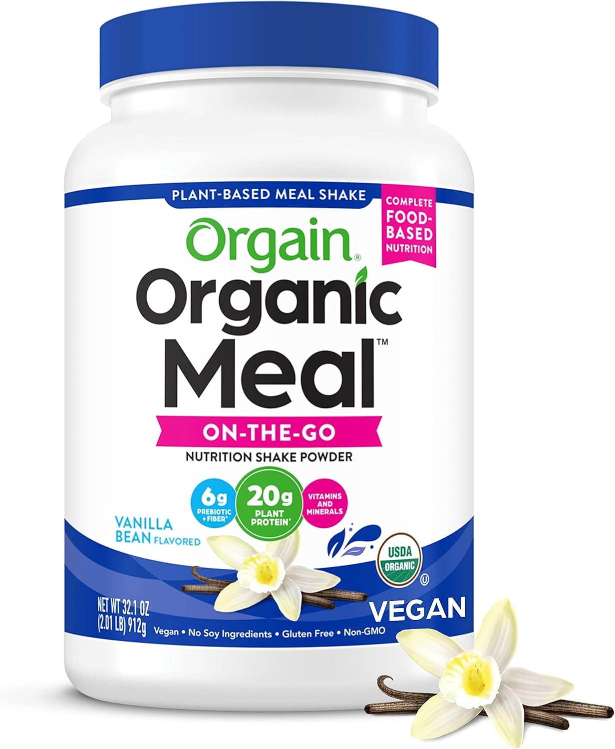 Orgain Organic Meal Powder Vanilla 2.01 Pound