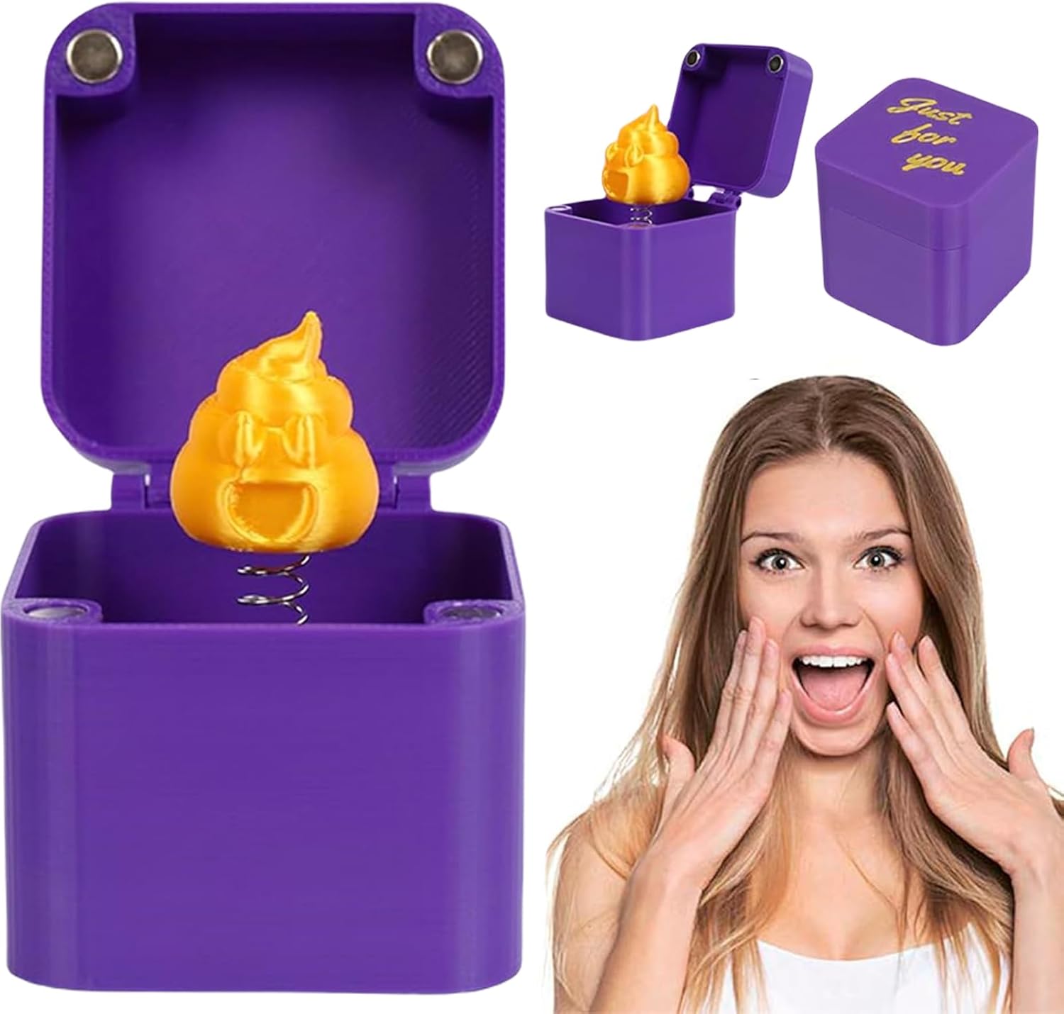 Prank Gifts, 1.96INCH*1.96INCH Mystery Box, With Box Prank Toys for Novelty Fun Prank Gift Desk Home Decoration, for Birthday Festival Surprise Your Friend