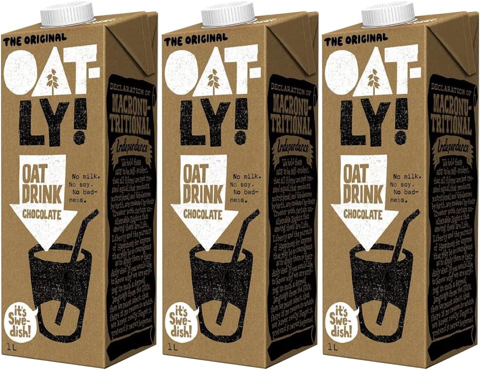 3 x 1 litre Original Chocolate Oat Milk Bundle Chocolate Drink Nutritional Drink Dairy Free