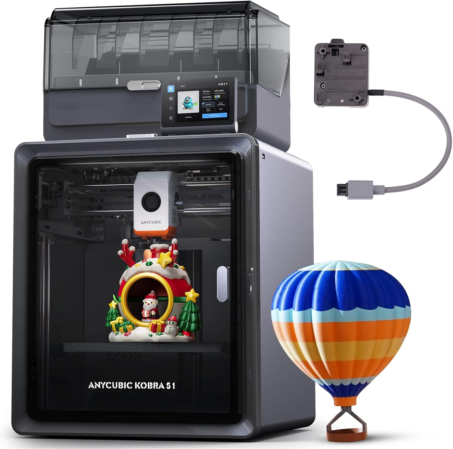 ANYCUBIC Kobra S1 Combo 3D Printer, Drying & Printing at the Same Time