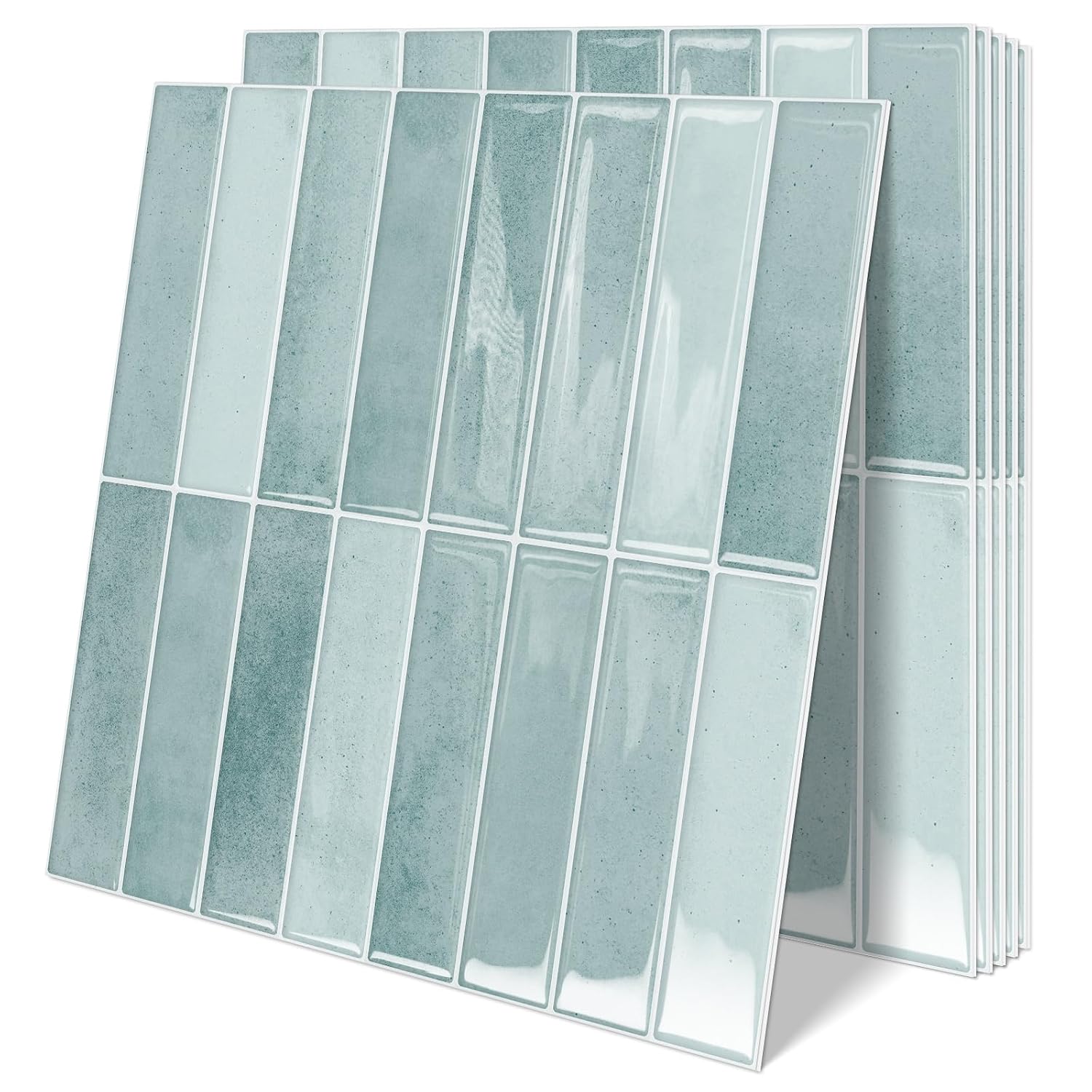 10 Sheets Upgraded Thicker Design Subway Tile Peel and Stick Backsplash
