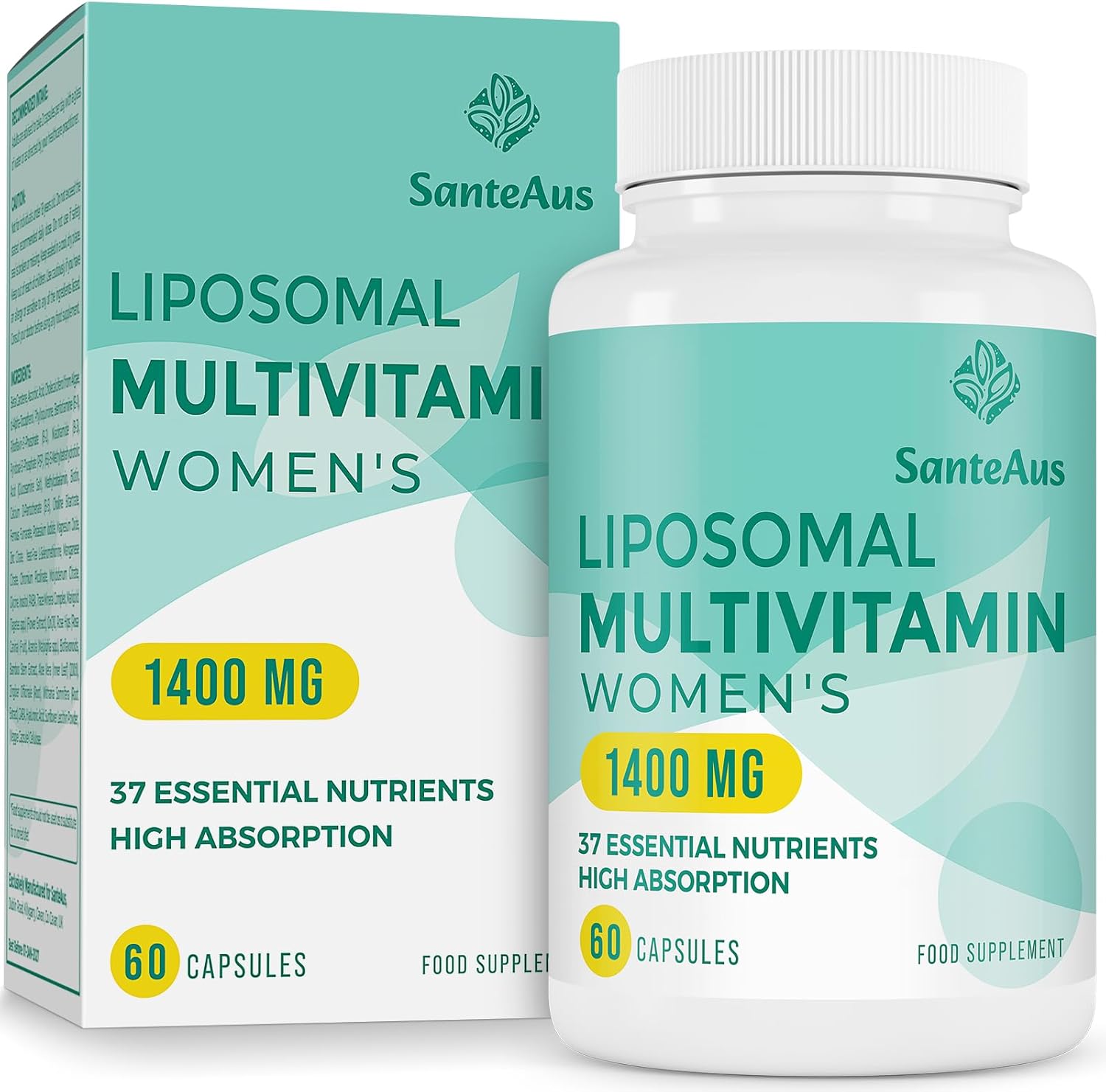 Liposomal Multivitamin for Women 50+ - Women's Daily Multivitamin with Iron, Vitamin A, C, D, E and B Complex - Immune Support, Hair & Skin Support, 60 Vegan Capsules