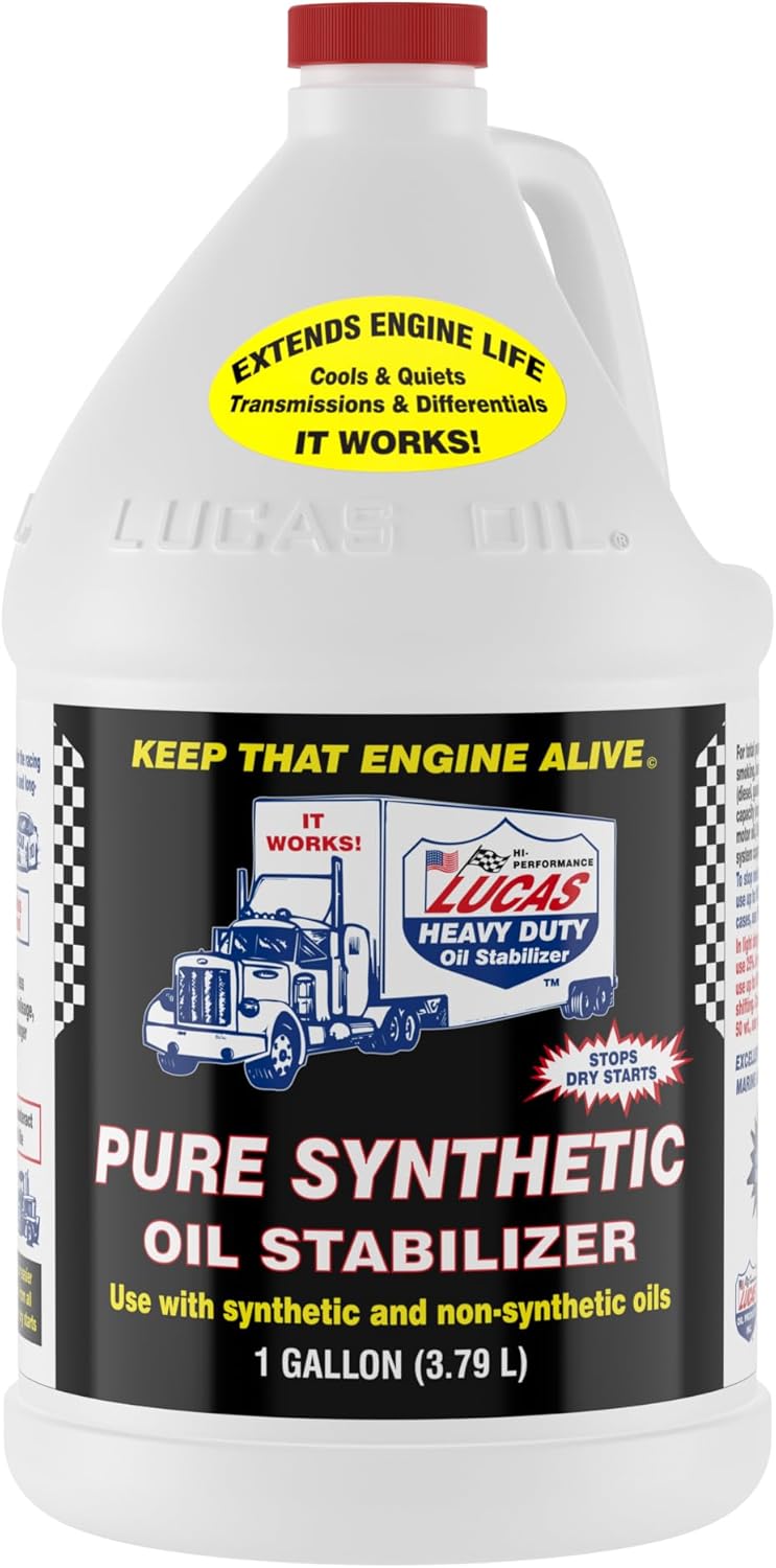 Lucas Oil LUC10131 Pure Synthetic Oil Stabilizer - 1 Gallon