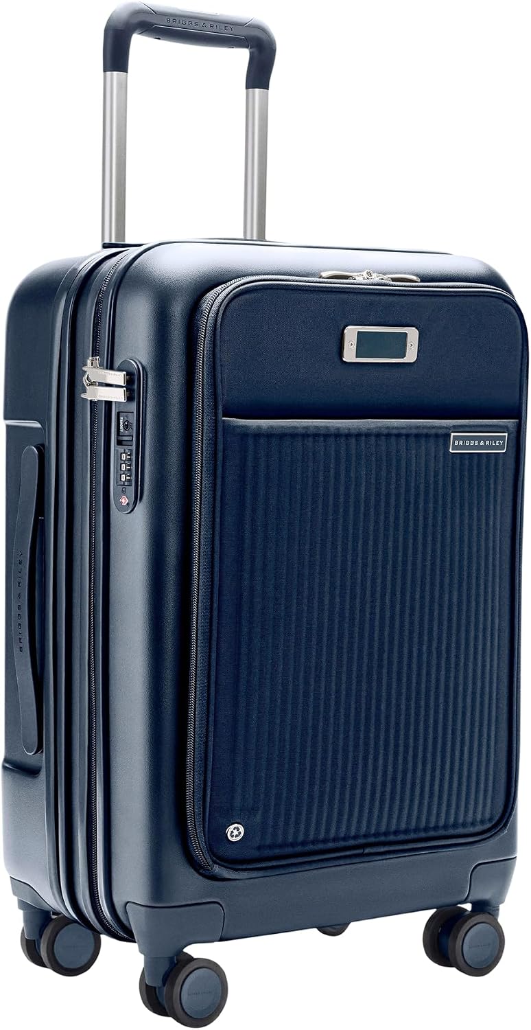 Briggs & Riley Sympatico Essential 22 Inch Carry-On Front Pocket, Navy