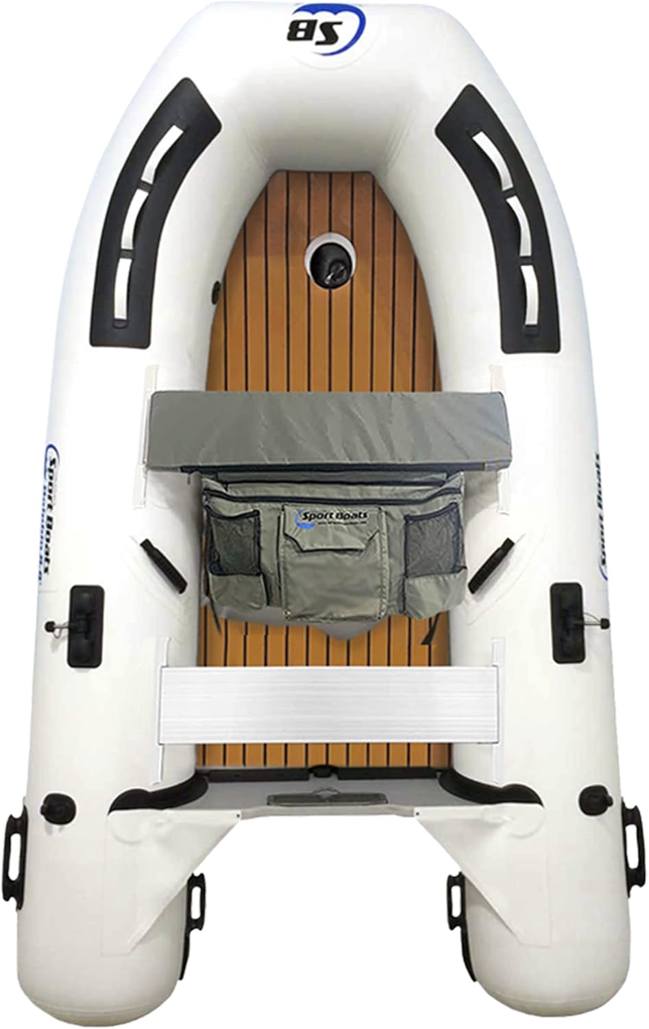 Inflatable Sport Boats Dolphin 8.8' Air Floor with EVA Foam Teak decking - Premium Heat Welded Dinghy