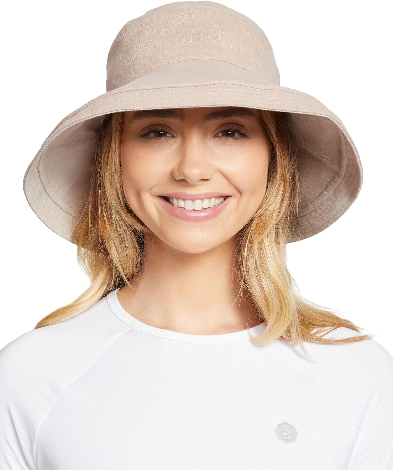 Solbari Women's Holiday Sun Hat UPF 50+ | Lightweight, breathable wide brim hat made from natural fibers, reversible and packable for everyday wear and travel