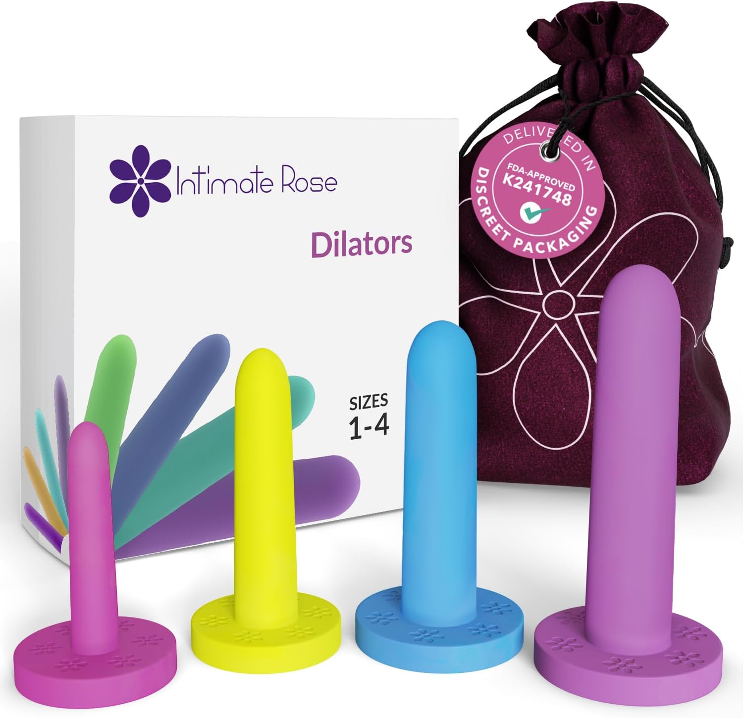 Small Vaginal Dilators for Pelvic Floor Therapy & Vaginismus Pain Relief