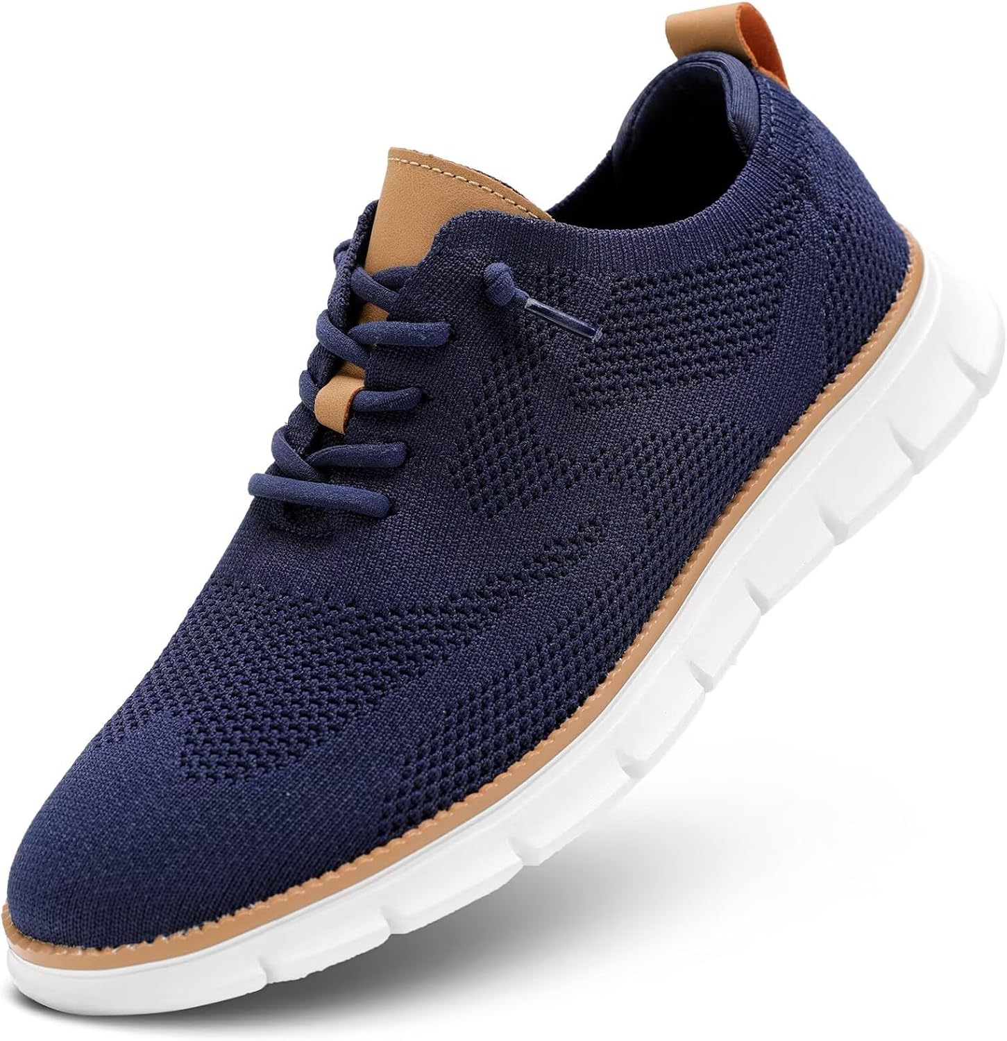 Men's Casual Dress Shoes Fashion Walking Sneakers Mesh Business Oxfords Work Lightweight Soft Sole