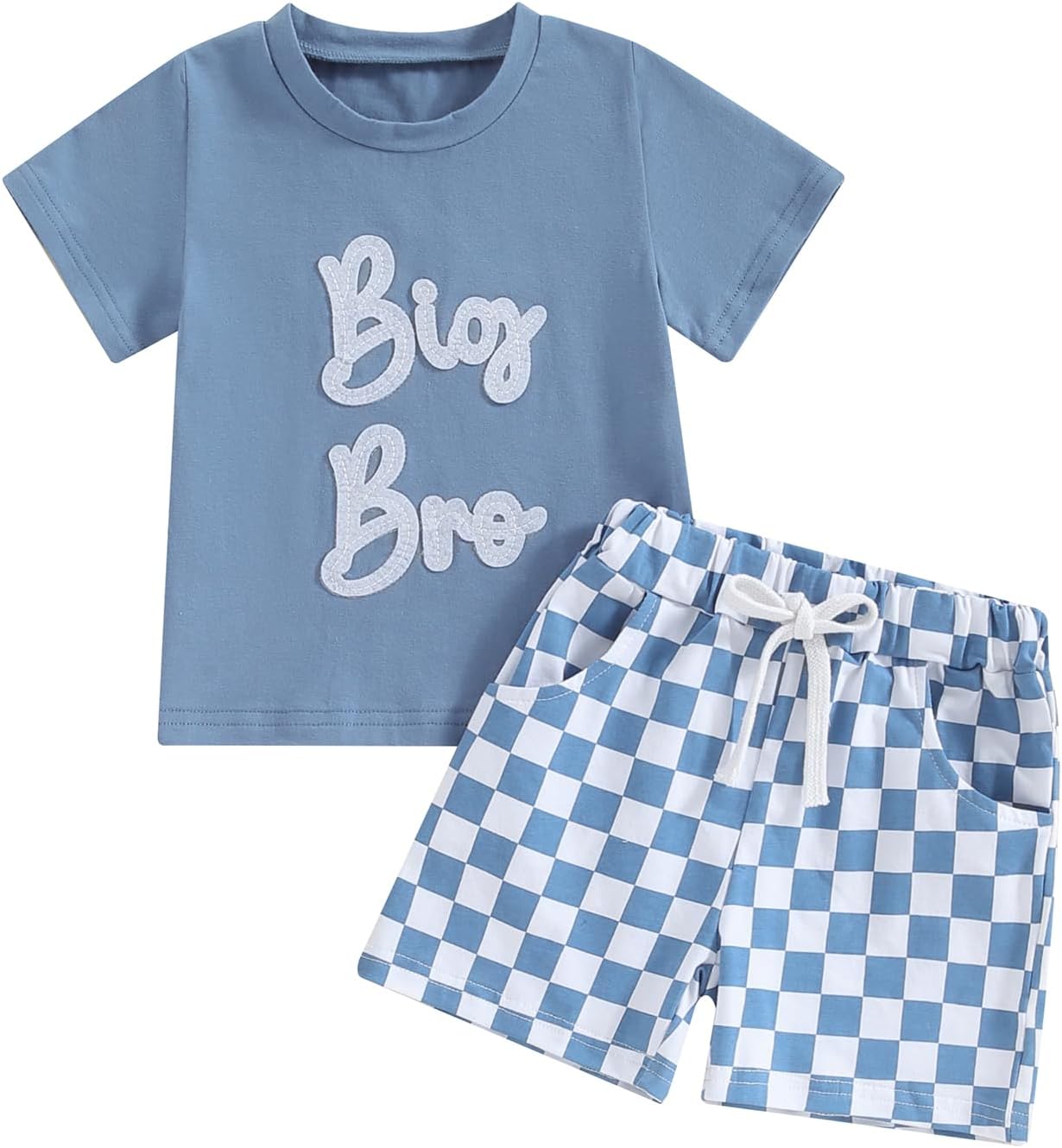 Kids Toddler Baby Boy Little Big Brother Matching Outfits Romper Shirt Top Shorts Set Infant Spring Summer Clothes