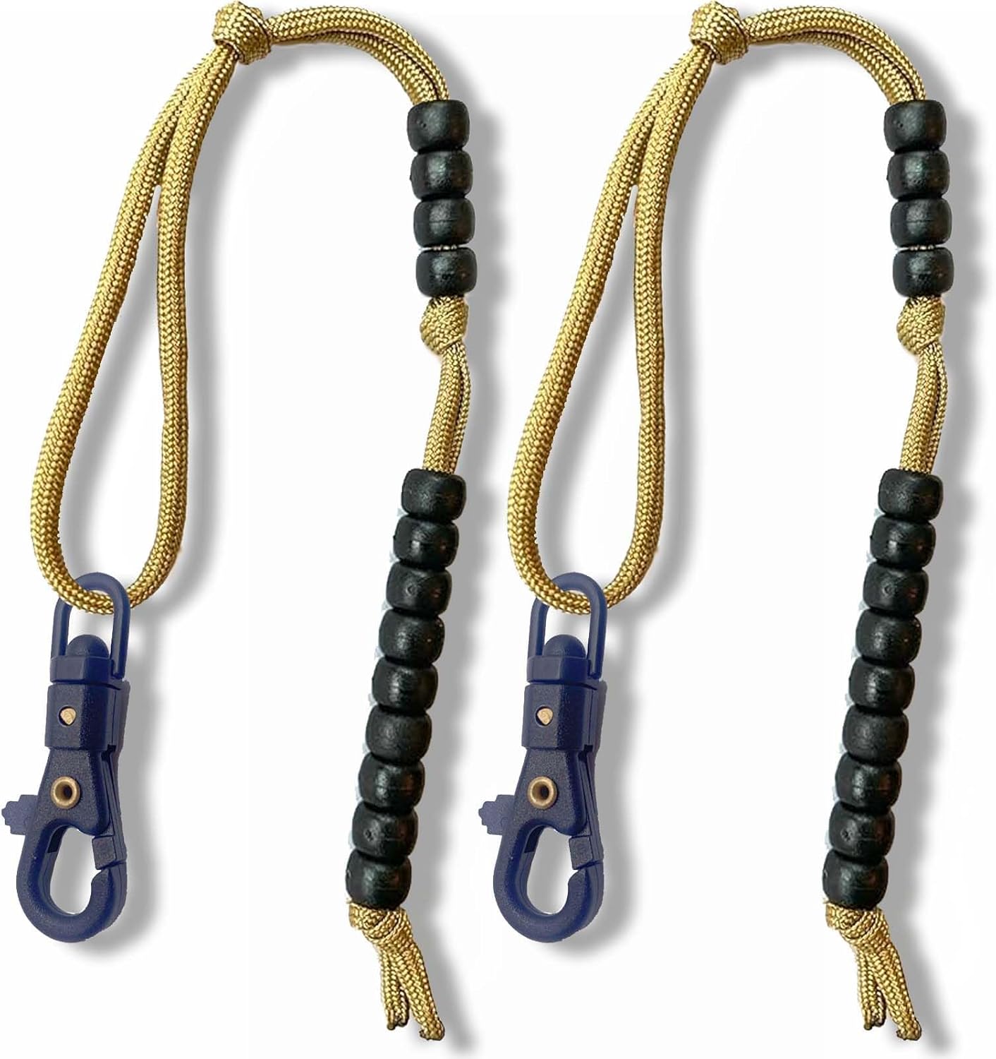 2PCS Pace Counter Ranger Bead with Hook Fastener Backing Army Veteran Made for Camping Hiking Outdoor Distance Land Navigation Orienteering Trail Wilderness March Mountain Swim Golf Black