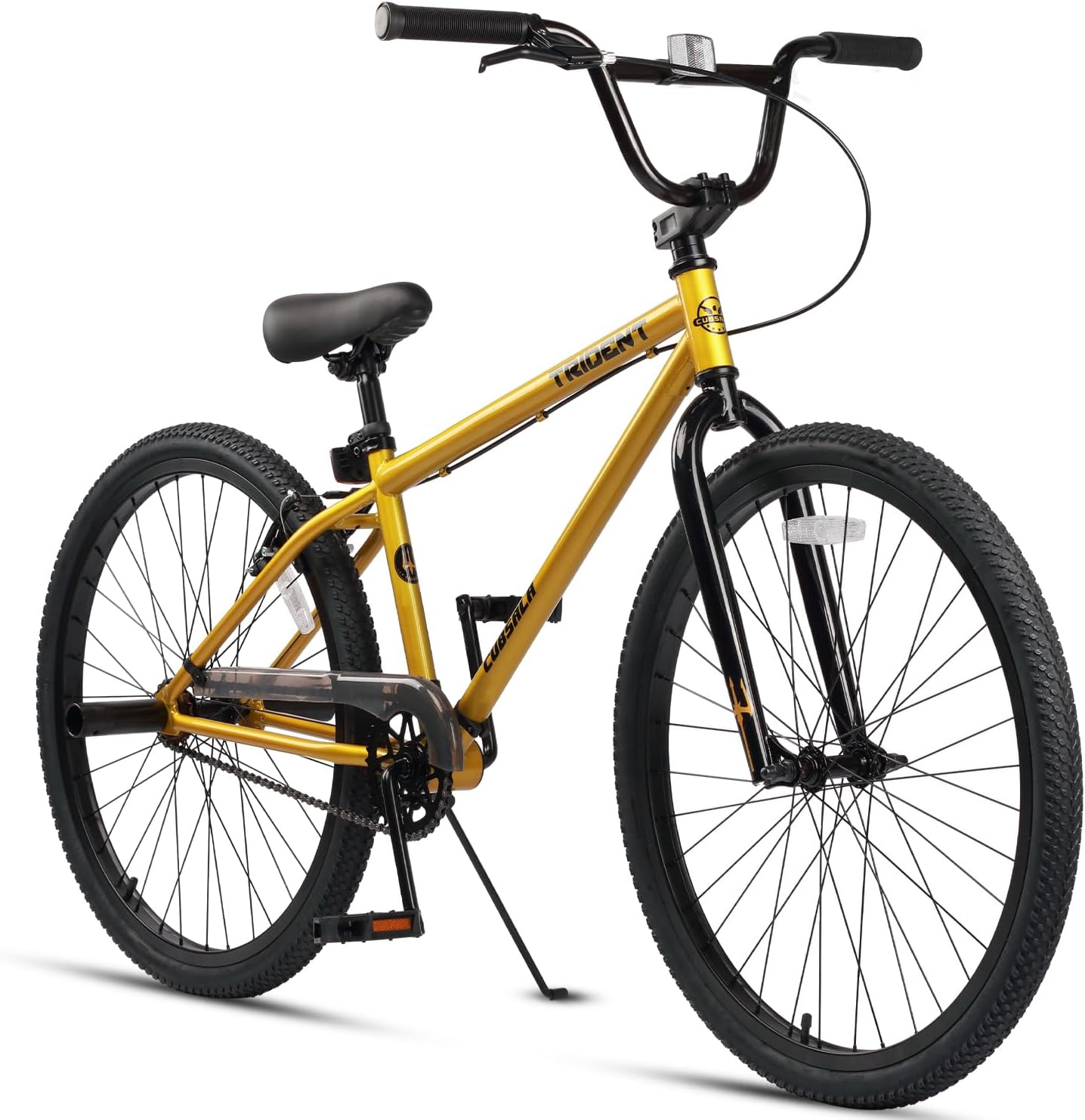 24 26 Inch BMX Race Bike Trident Bicycles Beginner-Level to Advanced Riders with 2 Pegs, Multiple Colors