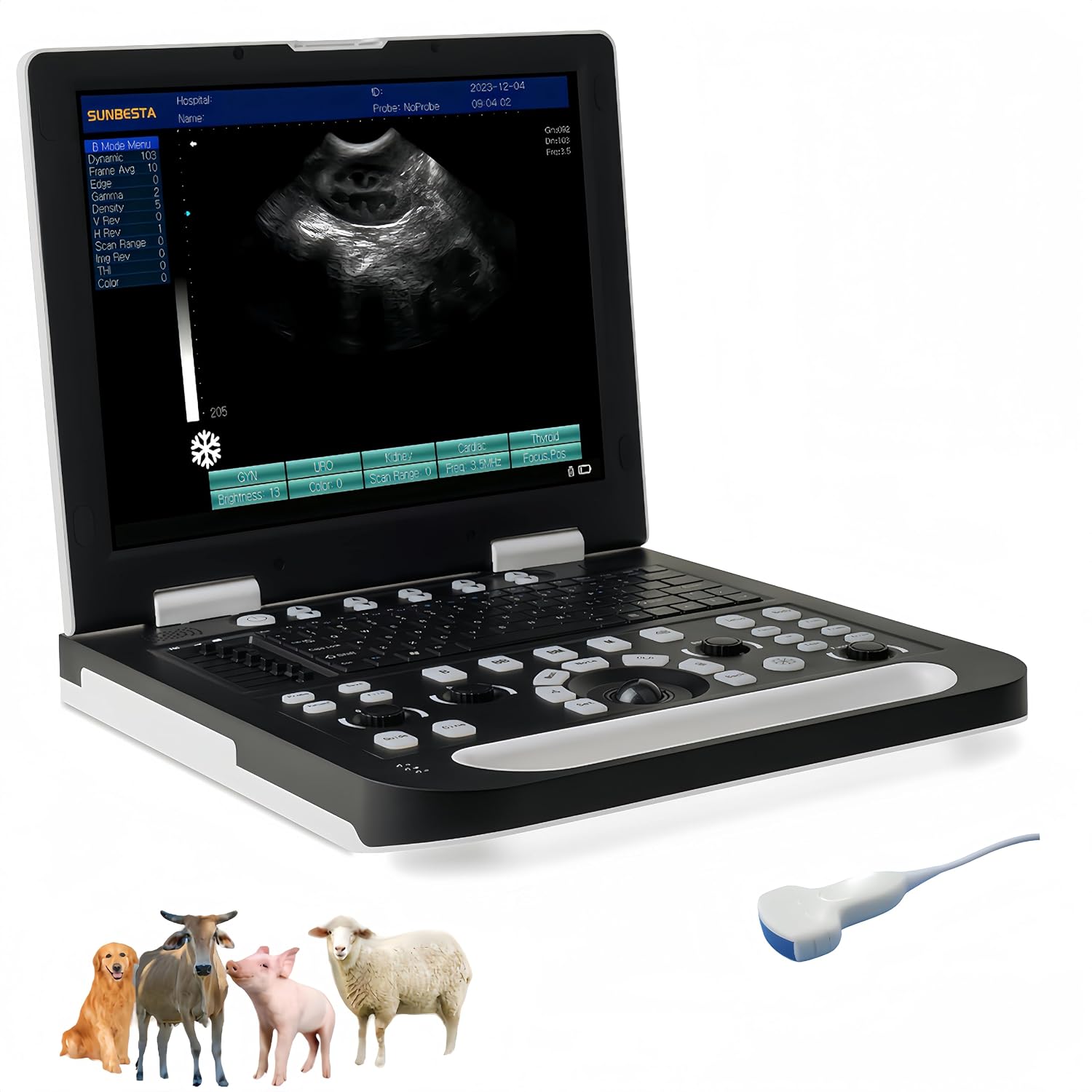 N50 Portable Veterinary Ultrasound Machine for Animal Pregnancy