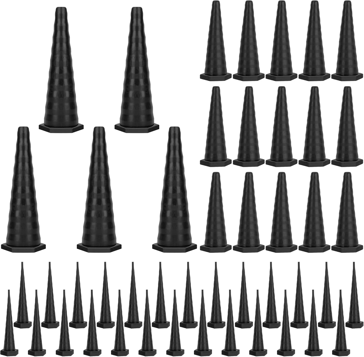 46 Pcs Hydraulic Oil Service Plug-3 Size Universal Hydraulic Rubber Plugs-Hydraulic Hose Plugs for Irrigation Oil Pipes Hose-5 Large,15 Medium and 26 Small Size