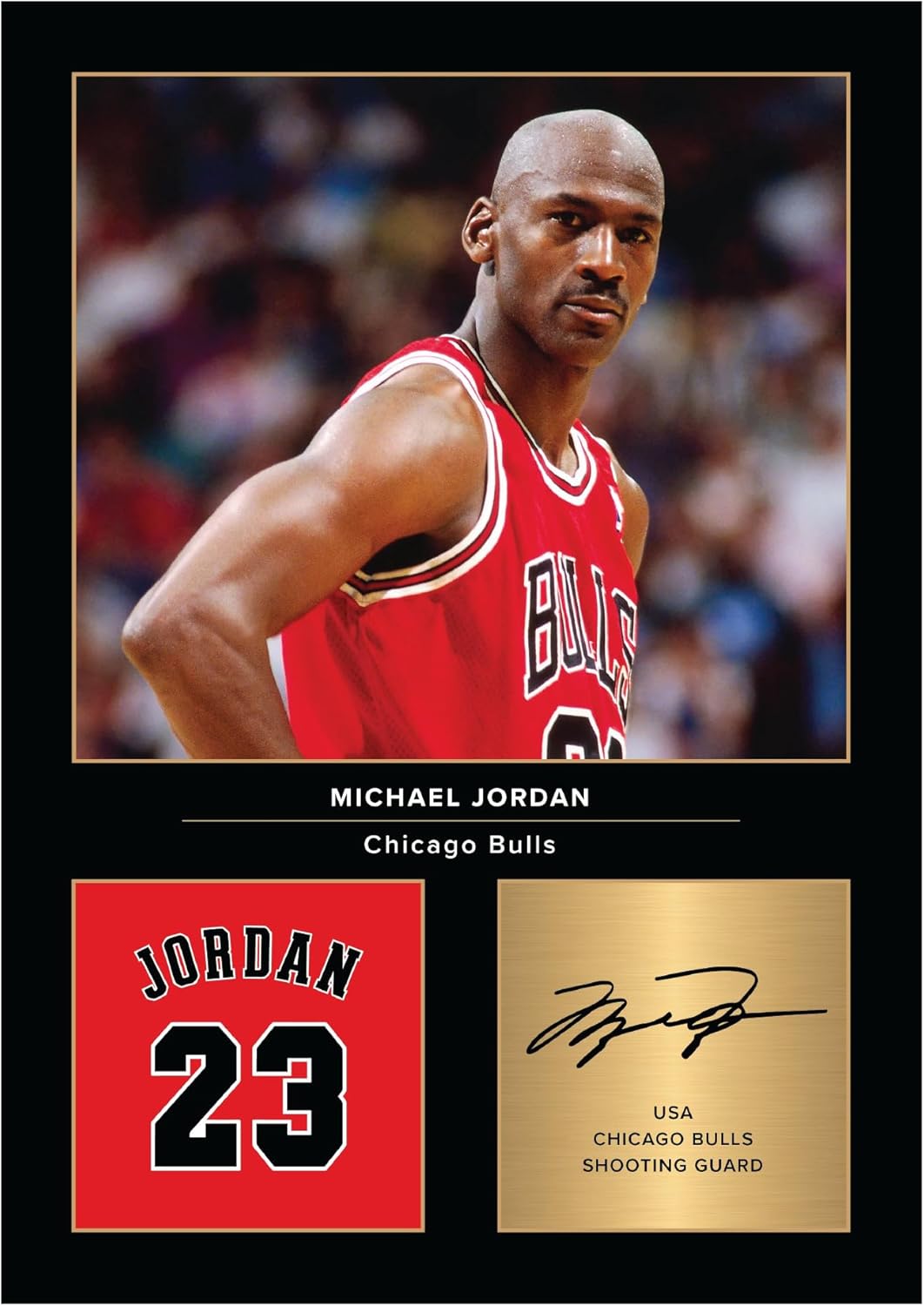 Icons Wall Art Michael Jordan Signed A4 Printed Photo Picture Display Gift For Basketball Fans Digitally Reproduced Signature Unframed