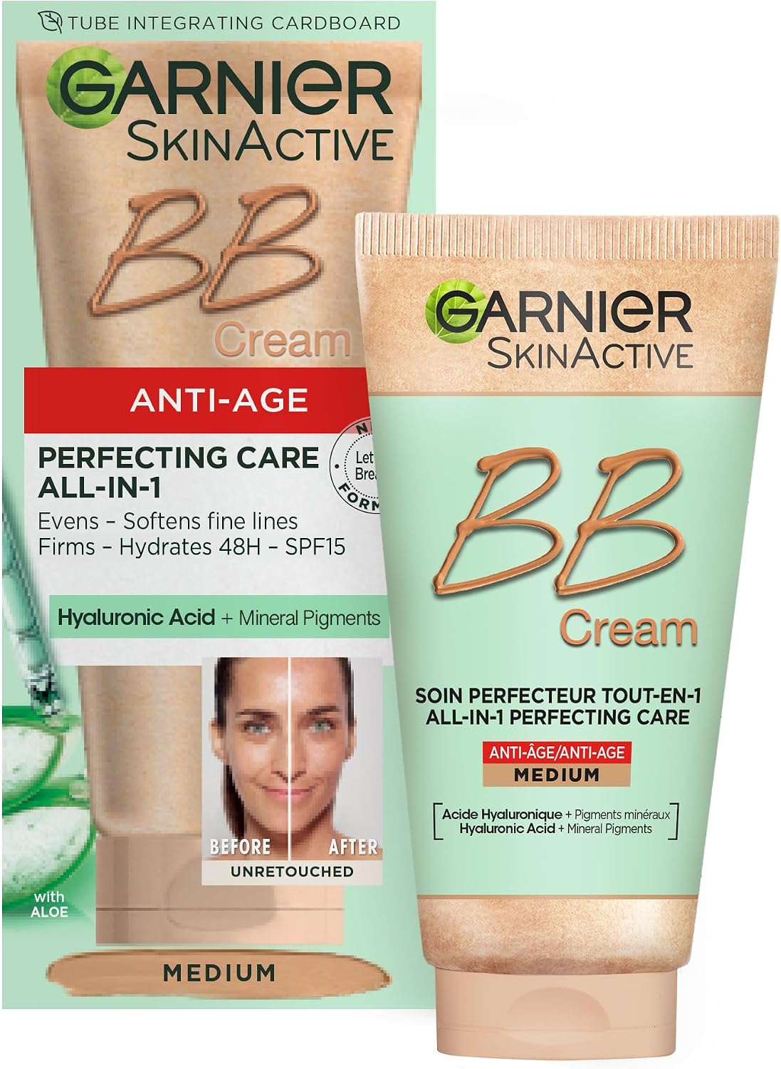 Garnier SkinActive Anti-Age BB Cream in Shade Medium, SPF15, 50ml
