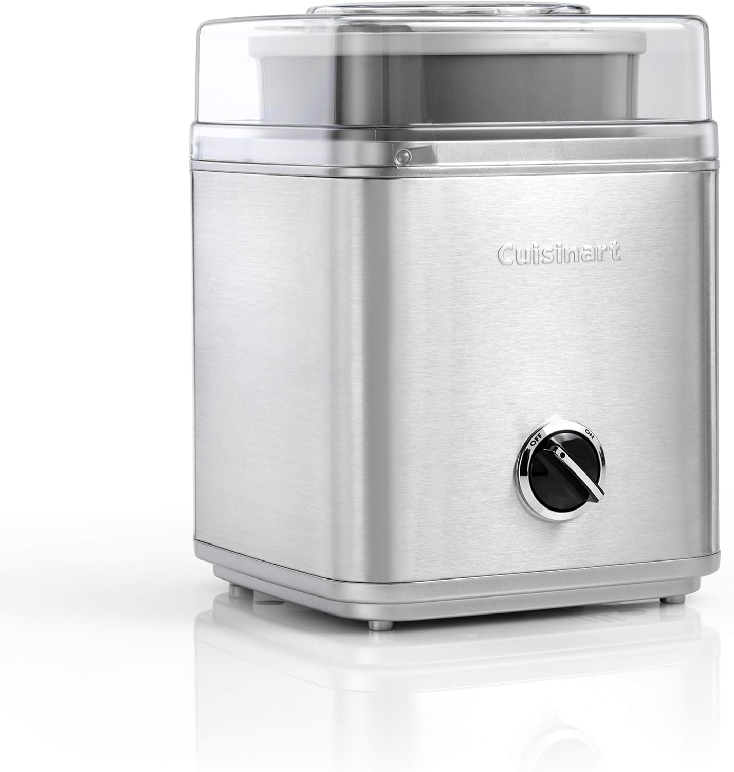 Cuisinart Deluxe Ice cream Maker, Frozen yogurt maker & Sorbet Maker, Homemade desserts, Easy to use at home, Ready in 25 minutes, 5 year guarantee, 2L capacity, Silver ICE30BCU