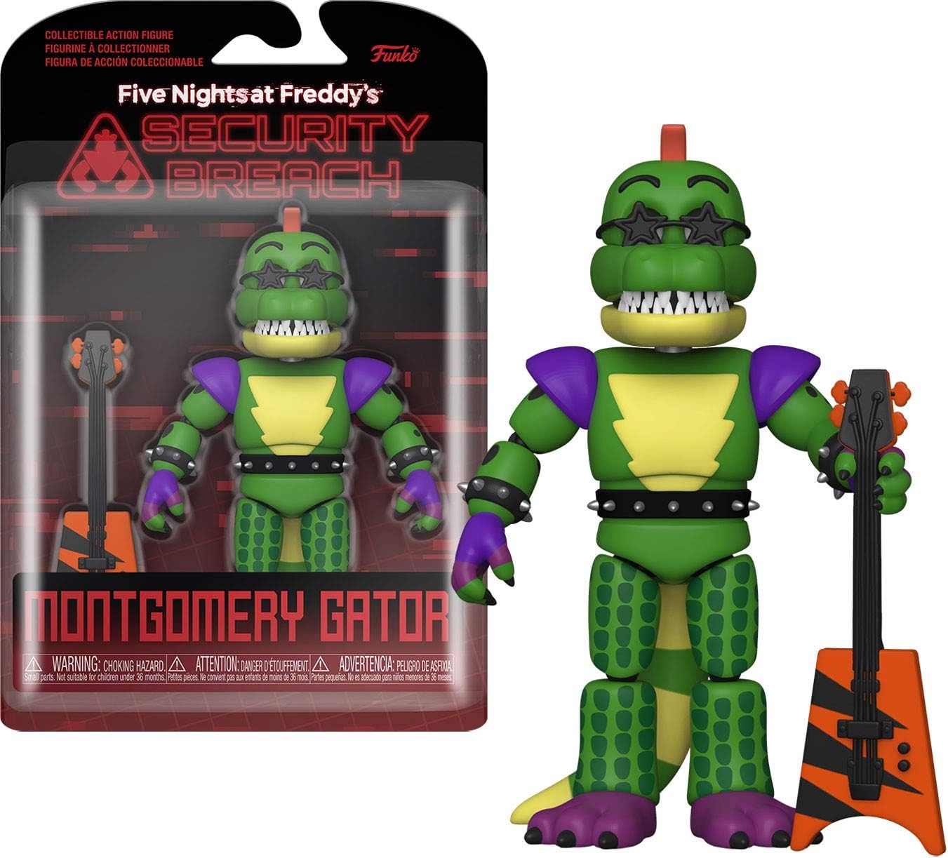 Funko Action Figure: Five Nights At Freddy's (FNAF) - PizzaPlex - Montgomery Gator - Collectable Toy - Gift Idea - Official Merchandise - Video Games Fans