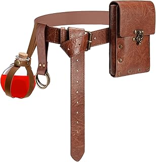 Renaissance Belt Pouch Waist Bag Pouch Skirt Hike Medieval Bag Ren Faire Costume Accessories for Halloween