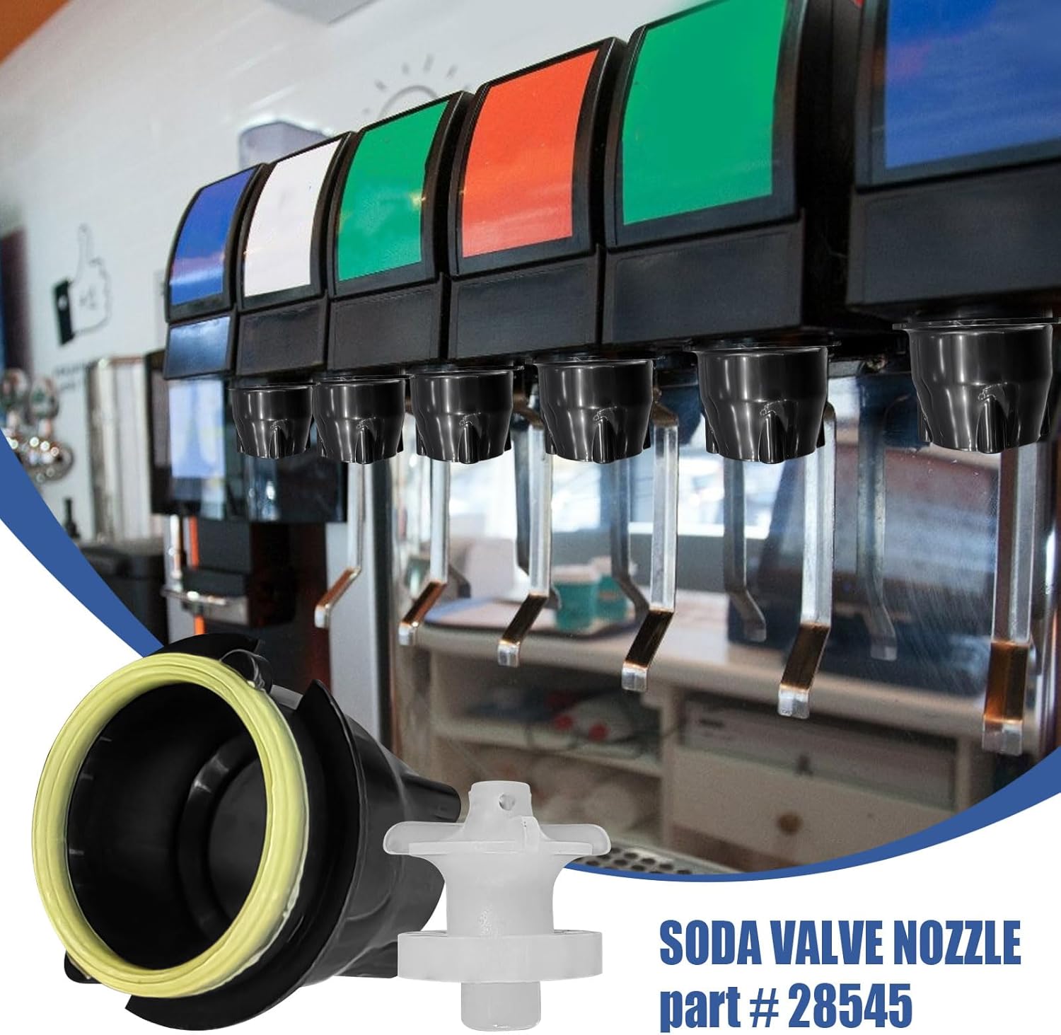 JOJOCY 4Pcs LEV 3.0 Soda Valve Nozzle Part LEV Soda Coke Valve Diffuser Internal Mixer Soda Maker Parts Accessories