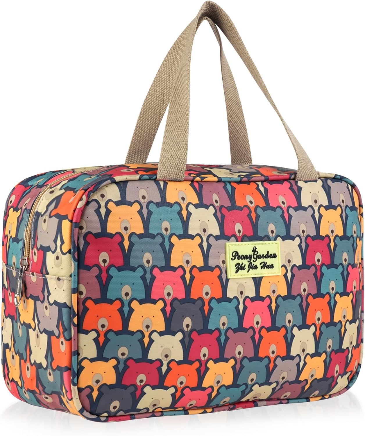 Aucuu Toiletry Bag, Large Full Size Toiletry Bag, Travel Hand-Held Make up Wash Bags, Portable Waterproof Toile-Try Kit, Bathroom Storage Case, Cosmetic Organizer for Travel, Camping for Women Girl