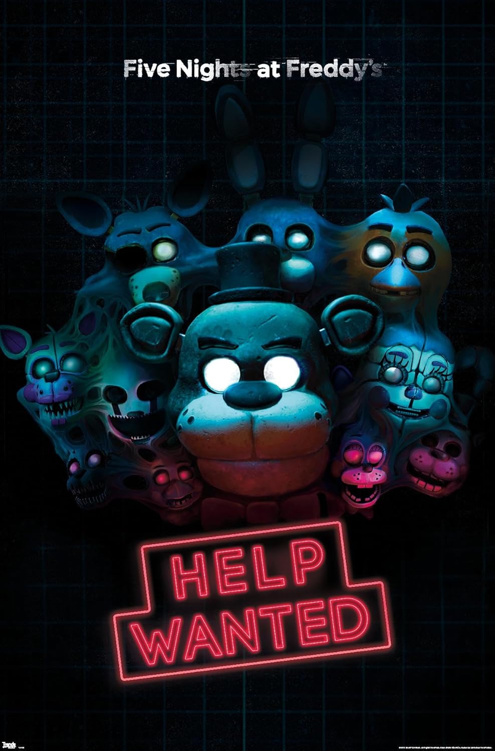 Trends International Five Nights at Freddy's - Help Wanted Wall Poster, 22.375" x 34", Unframed Version