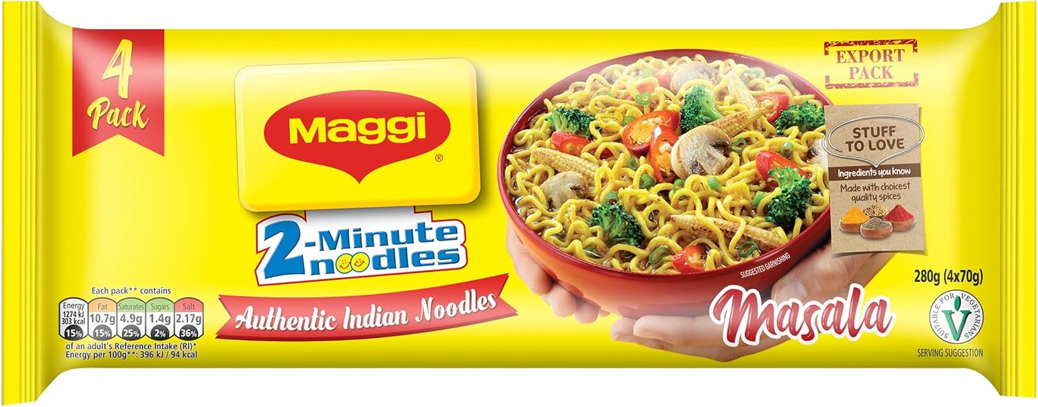 Maggi 2 Minute Masala Instant Noodles 4 Pack