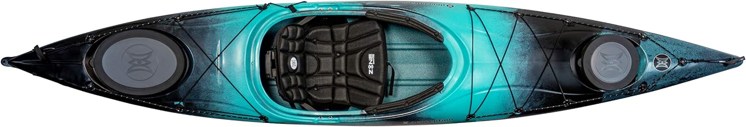 Perception Kayaks Carolina 12 | Sit Inside Touring Kayak | Large Front and Rear Storage | 12'