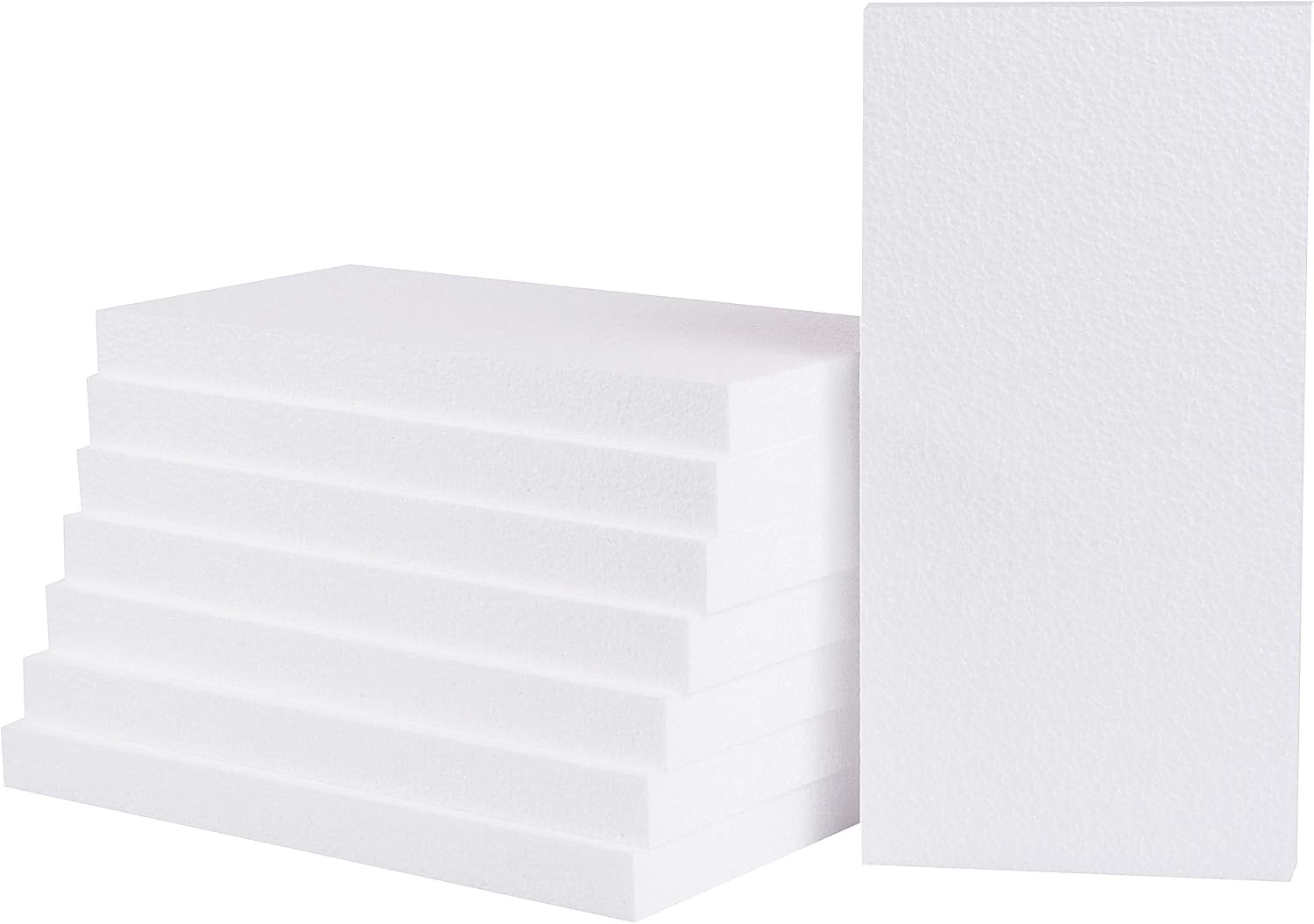 Silverlake 6x12x1 Craft Foam Boards for Styrofoam Sheet Projects (8-Pack)