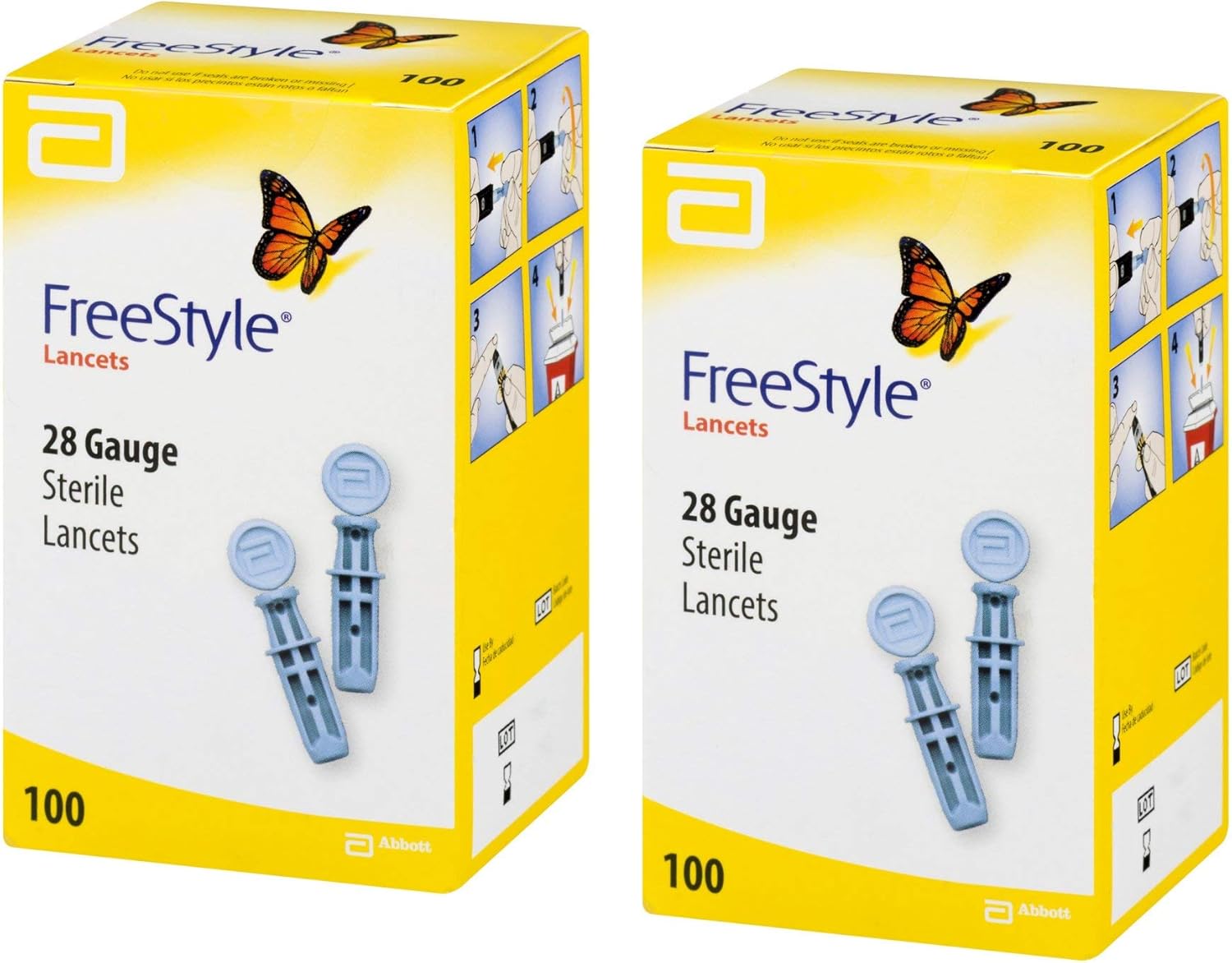 Freestyle Sterile Lancets 28 gauge - 200 ct