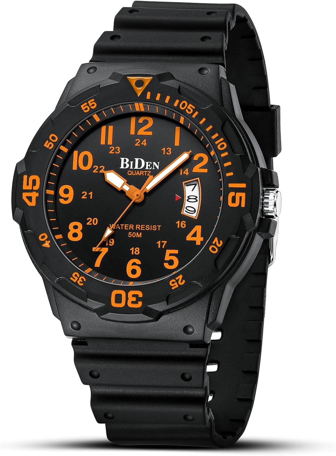 HANPOSH Mens Watches Analog Quartz Watches Men 30M Waterproof Watch Fashion Casual Mens Designer Wrist Watch with Date