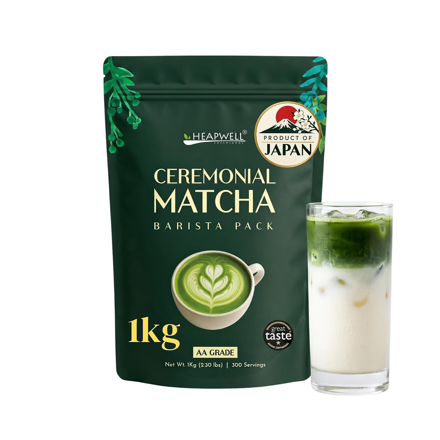 Ceremonial Grade Matcha Powder 1kg Bulk For Baristas, Cafes & Restaurants