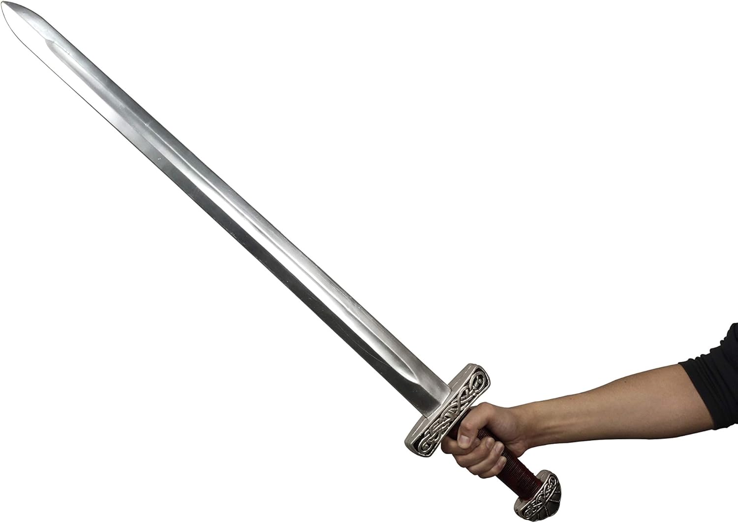 QUETZALCOATLUS Vikings Viking Age Middle Ages Medieval PU Foam Sword Weapon Toy for Berserker Soldier Knight Warrior Costume Battle Play Halloween Cosplay LARP Medieval Reenactments