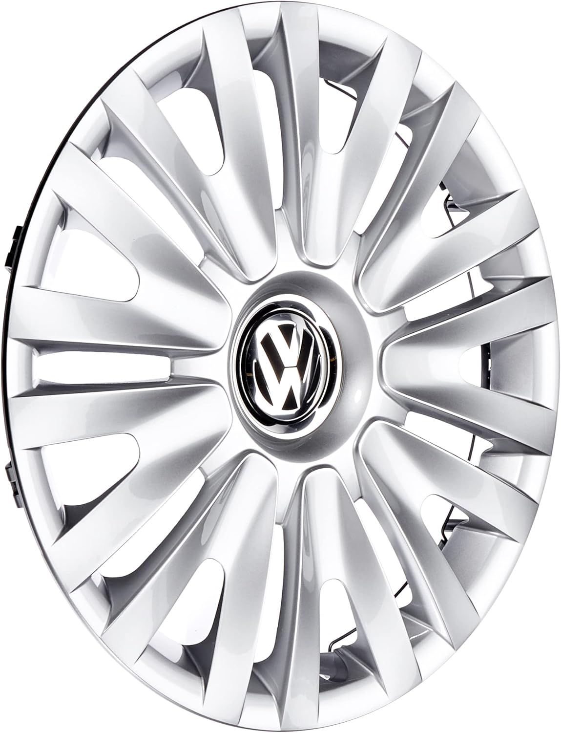 Volkswagen 5K0071455 Wheel trim, 15-inch, Brilliant silver, Set of 4
