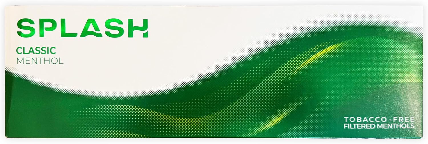Splash by Djarum Herbal Cigarettes - Classic Menthol (Carton of 10 Packs)