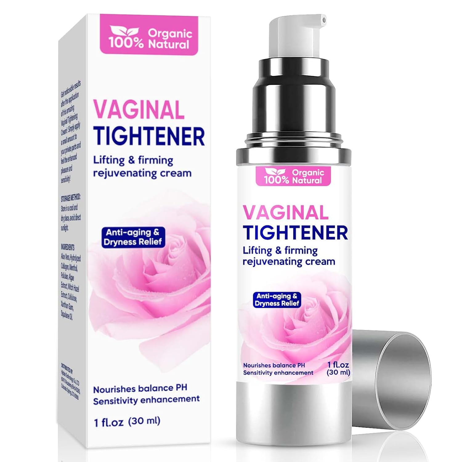 Vaginial Tightening Cream, Vigina Tightening for Women, Recover and Enhancing Intimate Sensitivity by Give Birth, Relieve Virgin Complex, Effective Improves Vaginial Health