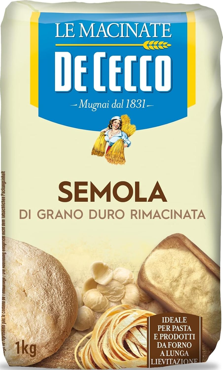 De Cecco - Farine Semoule DE BLE DUR 1KG