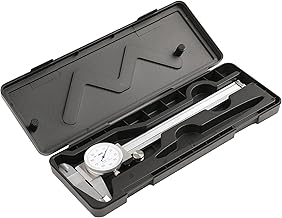 HFS(R) 0-6" Imperial Calipers; 4 Way Dial Caliper 0.001" Shock Proof New; Plastic Case