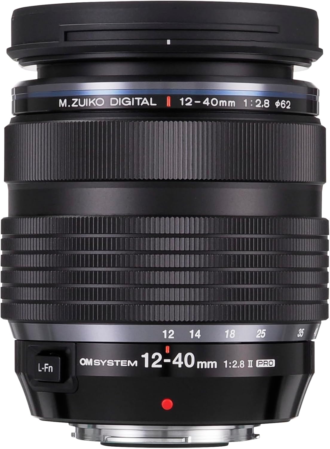 OM SYSTEM Olympus M.Zuiko Digital ED 12-40mm F2.8 PRO II for Micro Four Thirds System Camera Weather Sealed Design Fluorine Coating MF Clutch Compact Zoom Lens