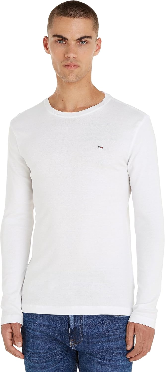Tommy Jeans Men's Original Rib L/S Knit Tops
