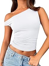 Trendy Queen Womens Off The Shoulder Tops Summer Shirts Going Out Crop Tank Top Y2K T Corset Tube Cute Fashion Outfits