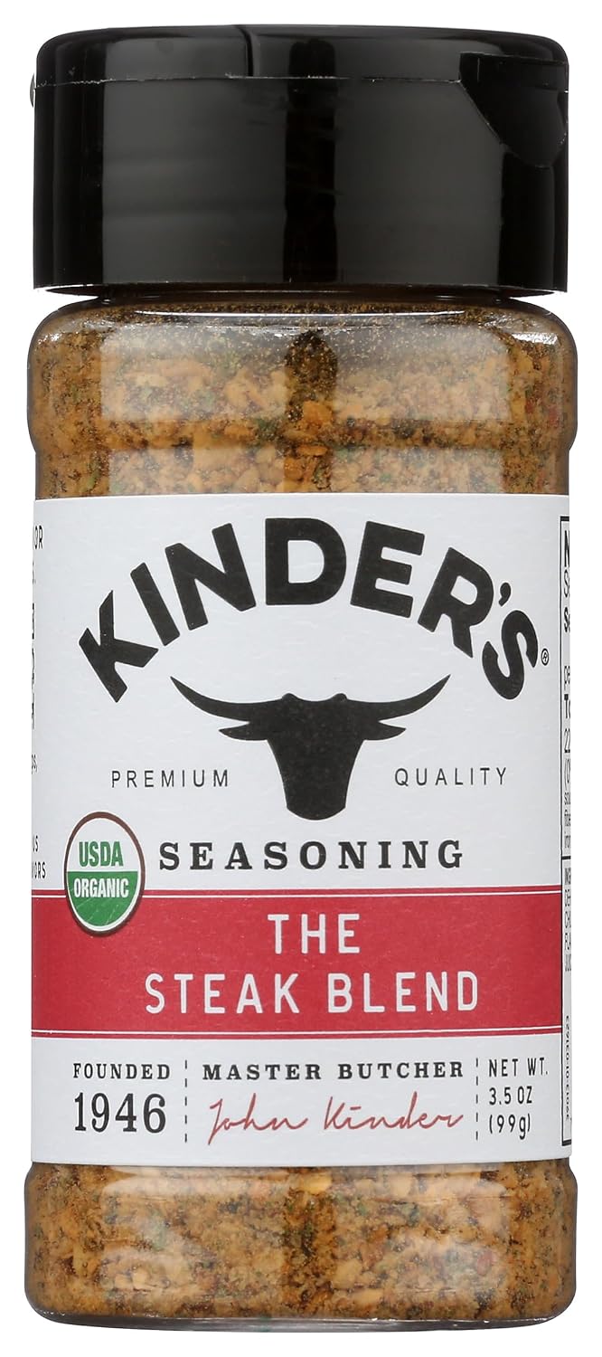KINDERS Organic The Steak Blend Seasoning, 3.5 OZ